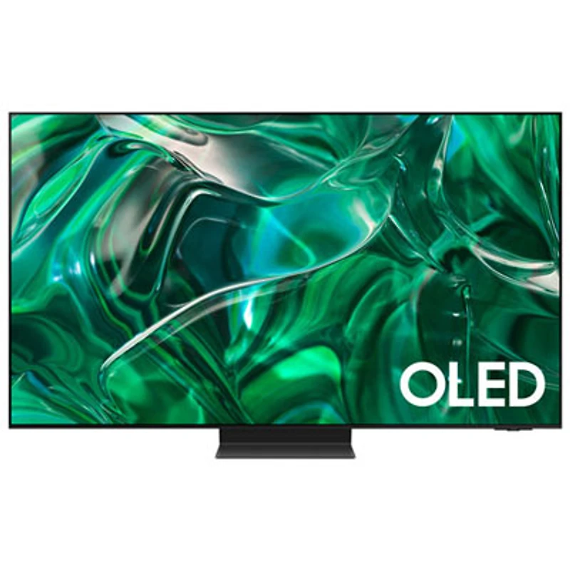 Open Box - Samsung 77" 4K UHD HDR OLED Tizen Smart TV(QN77S95CAFXZC) - 2023 - Titan Black