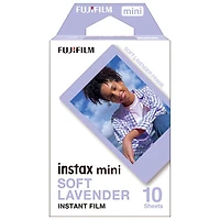 Fujifilm Instax Mini Instant Film - 10 Sheets - Soft Lavender