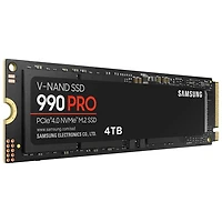 Samsung 990 Pro 4TB NVMe PCI-e Internal Solid State Drive (MZ-V9P4T0BAM)