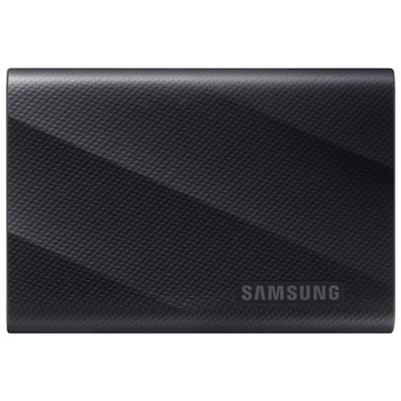 Samsung T9 4TB USB 3.2 External Solid State Drive (MU-PG4T0B/AM) - Black - English