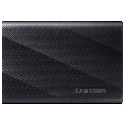 Samsung T9 4TB USB 3.2 External Solid State Drive (MU-PG4T0B/AM) - Black - English