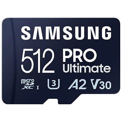 Samsung PRO Ultimate 512GB 200MB/s microSD Memory Card