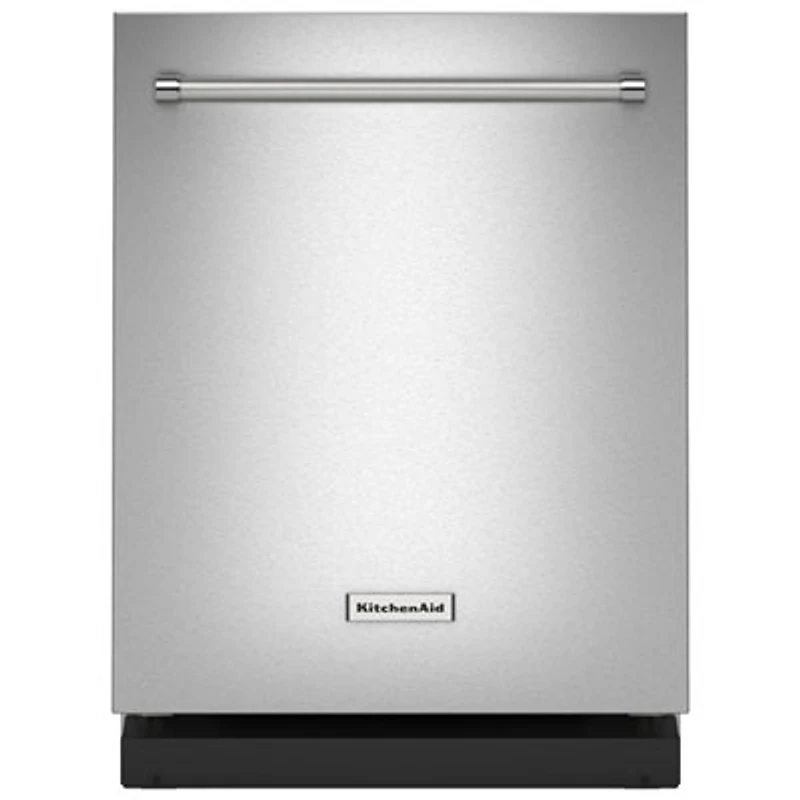 KitchenAid 24" 39dB Built-In Dishwasher w/ Stainless Steel Tub & Third Rack (KDTF924PPS) -Stainless Steel