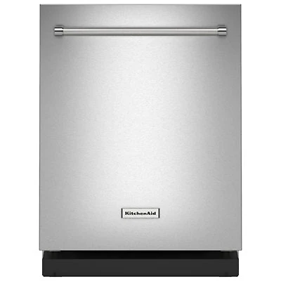 KitchenAid 24" 39dB Built-In Dishwasher w/ Stainless Steel Tub & Third Rack (KDTF924PPS) -Stainless Steel