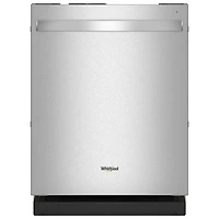 Whirlpool 24" 44dB Built-In Dishwasher w\ Stainless Steel Tub & Third Rack (WDT550SAPZ) - Stainless Steel