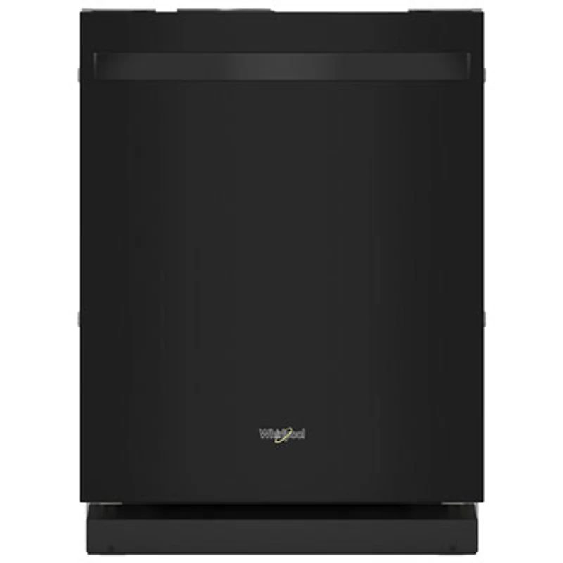 Whirlpool 24" 44dB Built-In Dishwasher with Stainless Steel Tub & Third Rack (WDT550SAPB) - Black