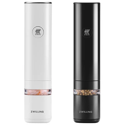 Zwilling Enfinigy Salt & Pepper Mill Set - Black/White