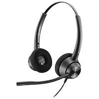 HP Poly EncorePro 320 On-Ear Noise Cancelling Wired Headset - Black