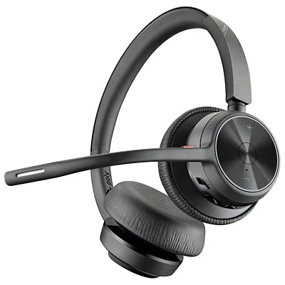HP Poly Voyager 4320 UC On-Ear Bluetooth Headset - Black