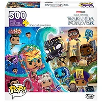 Funko Pop Marvel Black Panther: Wakanda Forver Puzzle - 500 Pieces