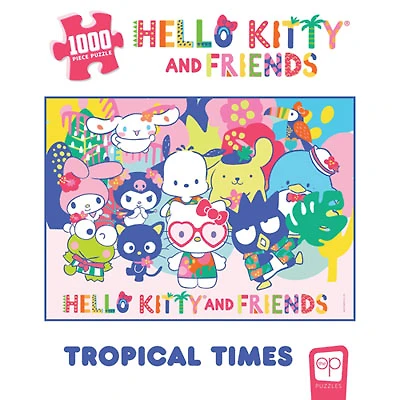 USAopoly Hello Kitty and Friends: Tropical Times Puzzle - 1000 Pieces