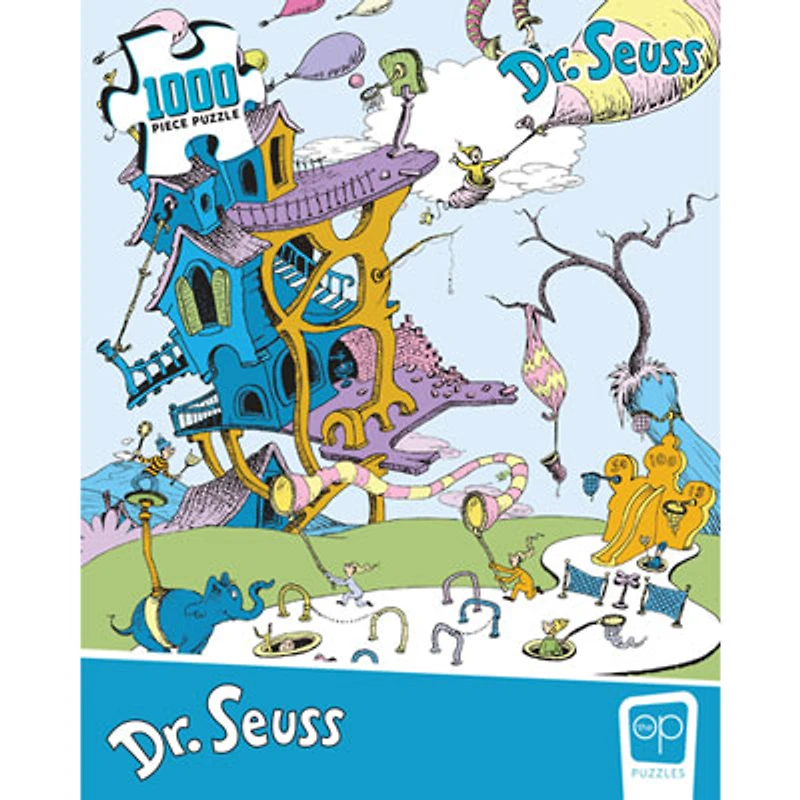 USAopoly Dr. Seuss: Oh, the Places You’ll Go Puzzle - 1000 Pieces