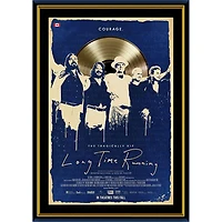 Frameworth The Tragically Hip: Long Time Running Print with Gold LP Framed Canvas (26x34")