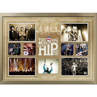 Frameworth The Tragically Hip: 2016 Tour Photo Collage Framed Canvas (22x18")