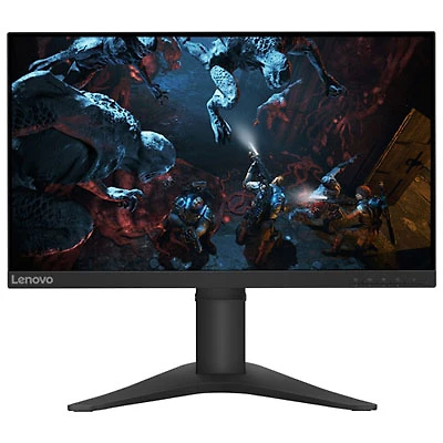 Open Box - Lenovo G25-10 24.5" FHD 144Hz 1ms TN LED G-Sync Gaming Monitor (65FEGCC2US) - Raven Black