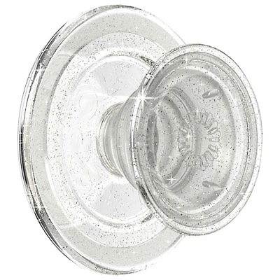 PopSockets PopGrip Universal Cell Phone Expanding Grip & Stand with MagSafe - Clear Glitter