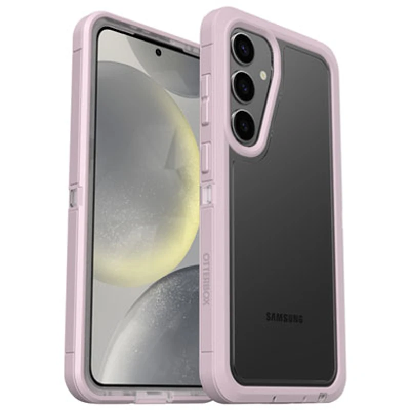 OtterBox Defender XT Fitted Hard Shell Case for Galaxy S24+ (Plus) - Pink/Clear