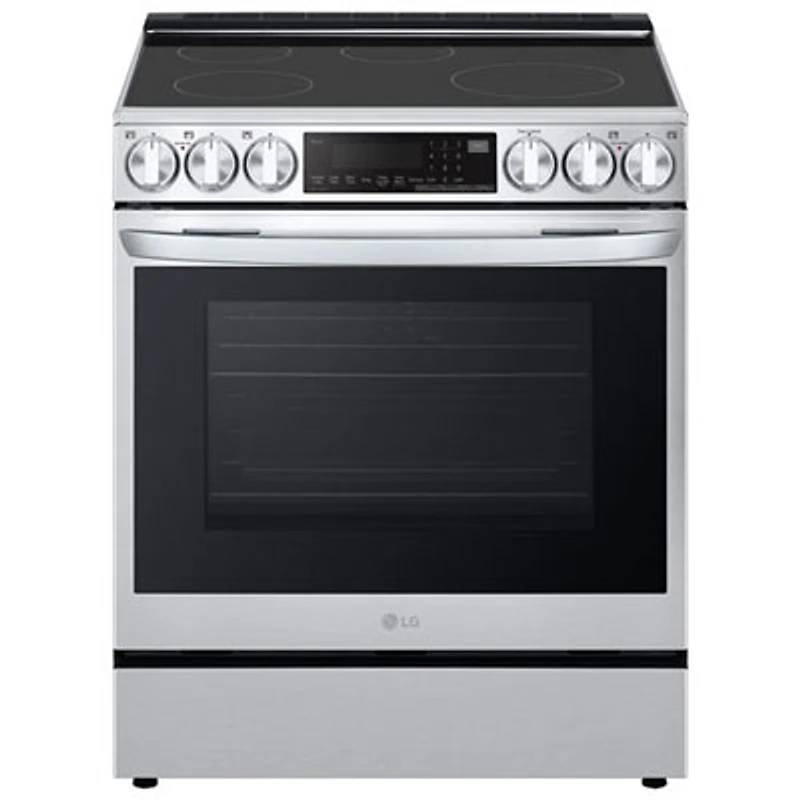 Open Box - LG 30" 6.3 Cu Ft True Convection Slide-In Induction Air Fry Range (LSIL6336F) -Stainless -Scratch & Dent