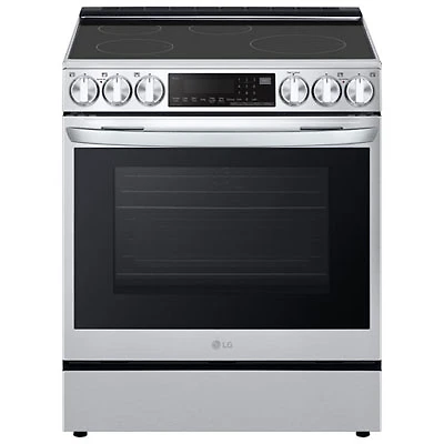 Open Box - LG 30" 6.3 Cu Ft True Convection Slide-In Induction Air Fry Range (LSIL6336F) -Stainless -Scratch & Dent