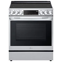 Open Box - LG 30" 6.3 Cu Ft True Convection Slide-In Induction Air Fry Range (LSIL6336F) -Stainless -Scratch & Dent