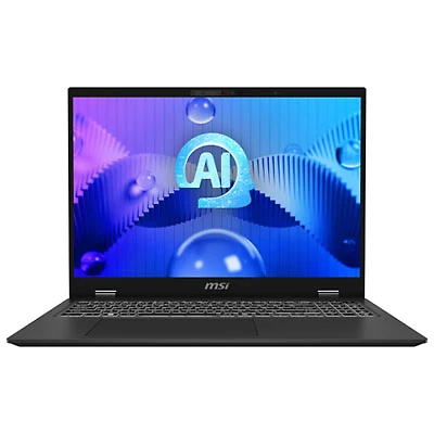 MSI Prestige AI 16" QHD+ Laptop - Stellar Grey (Intel Core Ultra 7 - Evo Edition/2TB SSD/32GB RAM/Win11)