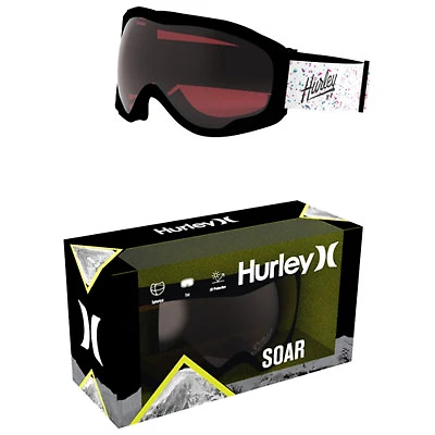 Hurley SOAR Youth Ski Snow Goggles - Pink