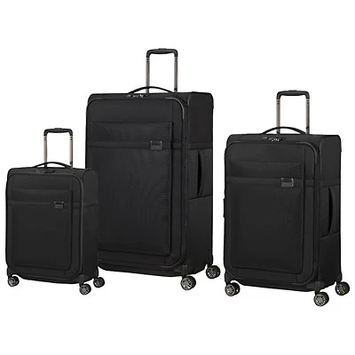 Samsonite Airea 3-Piece Soft Side Expandable Luggage Set - Black
