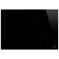 Smeg 30" 4-Element Induction Cooktop (SIMU330D) - Black