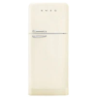 Smeg Retro 32" 19.2 Cu. Ft. Top Freezer Refrigerator with Ice Dispenser (FAB50URCR3) - Cream
