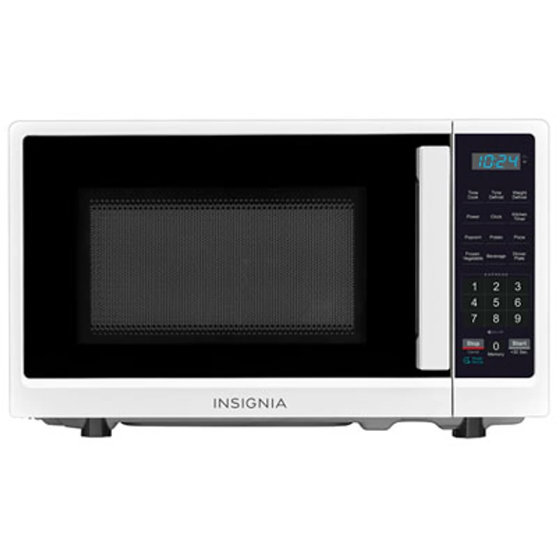 Insignia 0.7 Cu. Ft. Compact Microwave (NS-MW7WH5-C) - White - Only at Best Buy