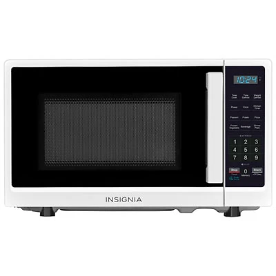 Insignia 0.7 Cu. Ft. Compact Microwave (NS-MW7WH5-C) - White - Only at Best Buy
