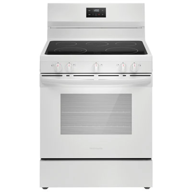 Frigidaire 30" 5.3 Cu. Ft. 5-Element Freestanding Electric Range (FCRE305CBW) - White