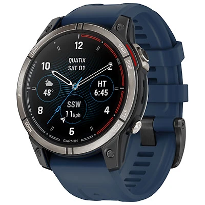 Garmin Quatix 7 Pro 47mm Bluetooth Sailing Smartwatch - Navy