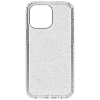 BodyGuardz Carve Fitted Hard Shell Case with MagSafe for iPhone 15 Pro Max - Silver Sparkle