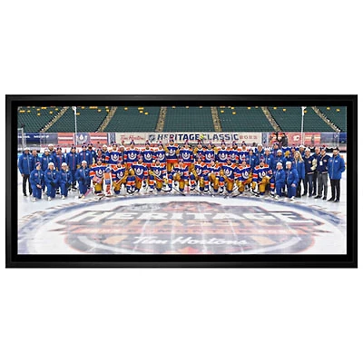 Frameworth Edmonton Oilers Heritage Classic Framed Canvas (31x16")