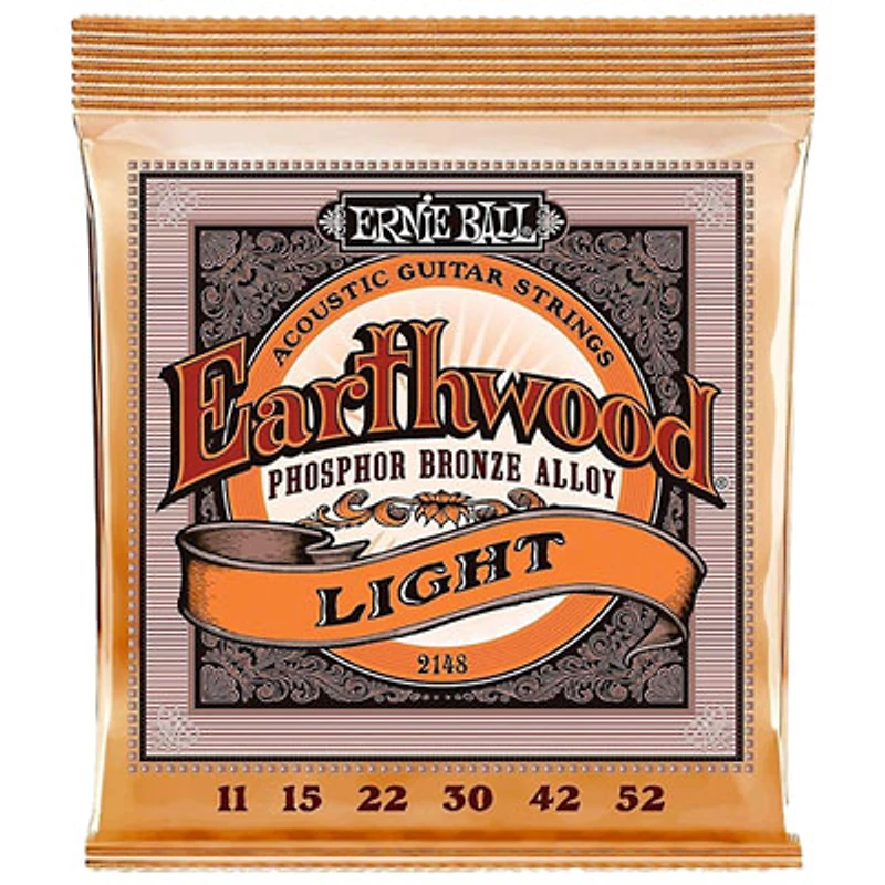 Ernie Ball Earthwood 0.011 - 0.052 Phosphor Bronze Alloy Acoustic Guitar String (P02148)
