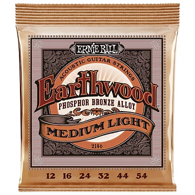 Ernie Ball Earthwood 0.012 - 0.054 Phosphor Bronze Alloy Acoustic Guitar String (P02146)