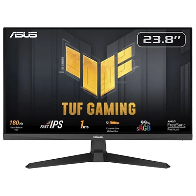 ASUS TUF 23.8" FHD 180Hz 1ms GTG IPS LED FreeSync Gaming Monitor (VG249Q3A)
