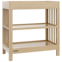 Graco Teddi 2-Shelf Changing Table with Changing Pad - Driftwood