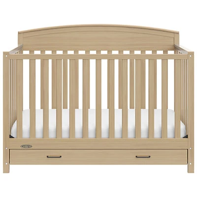 Graco Benton 5-in-1 Convertible Crib with Drawer - Driftwood
