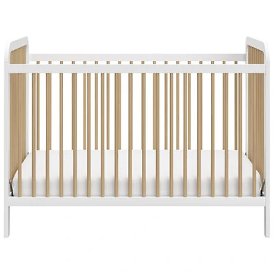 Storkcraft Pasadena 3-in-1 Convertible Crib - White/Driftwood