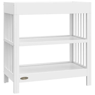 Graco Teddi 2-Shelf Changing Table with Changing Pad - White