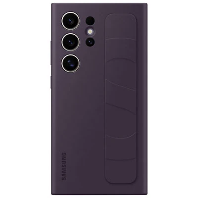 Samsung Fitted Hard Shell Case for Galaxy S24 Ultra - Dark Violet - Only at Best Buy