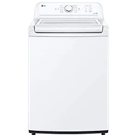 Open Box - LG 4.8 Cu. Ft. High Efficiency Top Load Washer (WT6105CW) - White - Scratch & Dent