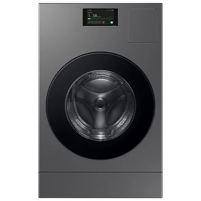 Samsung 6.1 Cu. Ft. Washer & Heat Pump Dryer Combo (WD53DBA900HZA1) - Dark Steel