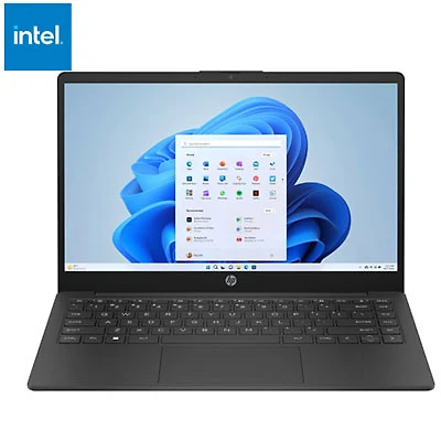 Open Box - HP 14" Laptop - Jet Black (Intel Processor N100/256GB SSD/8GB RAM/Windows 11 Home)