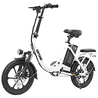 Gotrax OTTO Foldable Electric City Bike (350W Motor / 40km Range / 25km/h Top Speed) - White