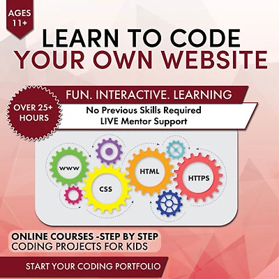 SimplyCoding Learn to Code Your Own Website - Ages 11+ - Digital Download