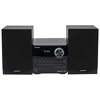 Sharp XL-B512 Micro Bluetooth CD-Player Speaker System - Black