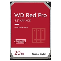 WD Red Pro 20TB 3.5" 7200RPM SATA Internal NAS Hard Drive (WD201KFGX) - Red